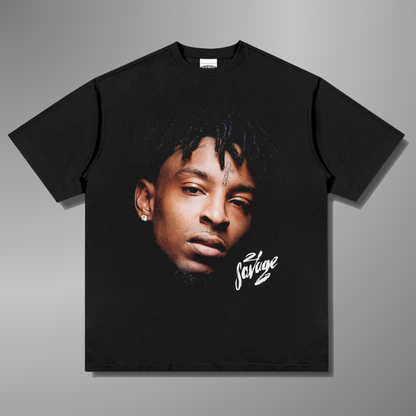 21 SAVAGE BIG FACE TEE