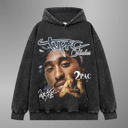 SUDADERA CON CAPUCHA 2PAC V3