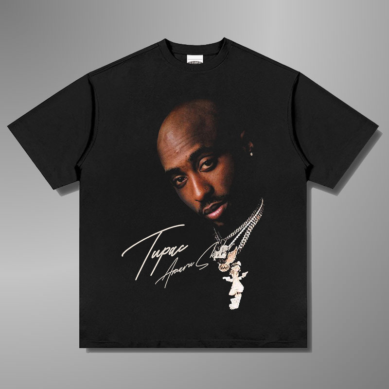 T-SHIRT À GRAND VISAGE 2PAC 