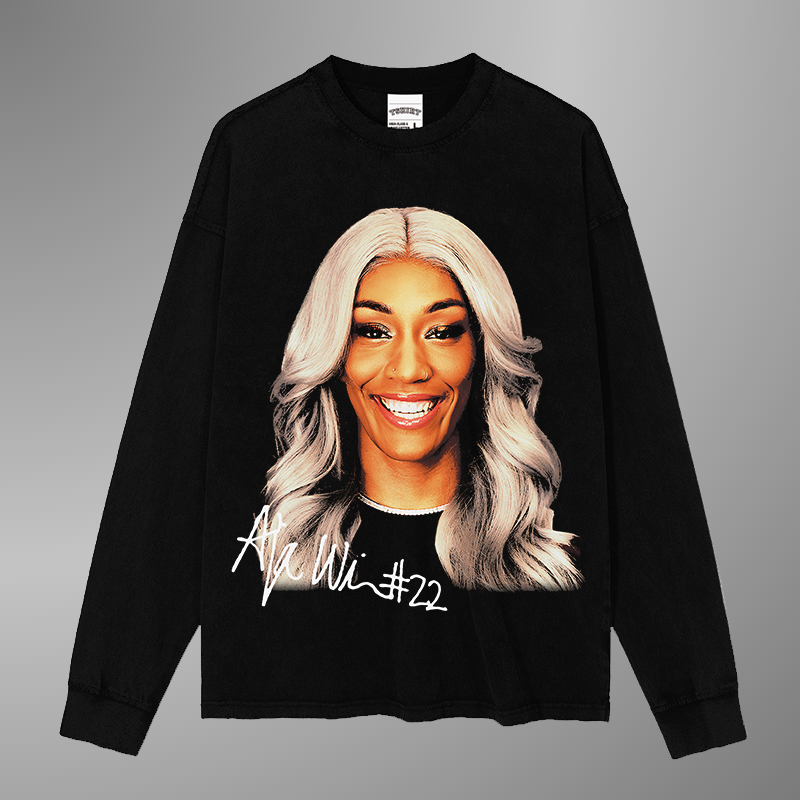 A'JA WILSON BIG FACE TEE[LS]