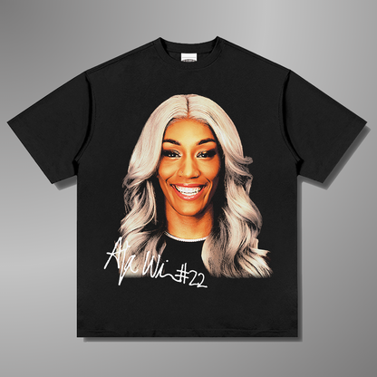 A'JA WILSON BIG FACE TEE