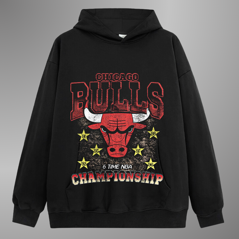 Sudadera con capucha de los Bulls de Chicago 