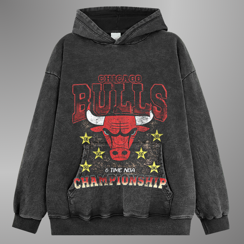 Sudadera con capucha de los Bulls de Chicago 