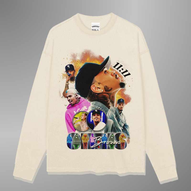 CHRIS BROWN TEE[LS] V2