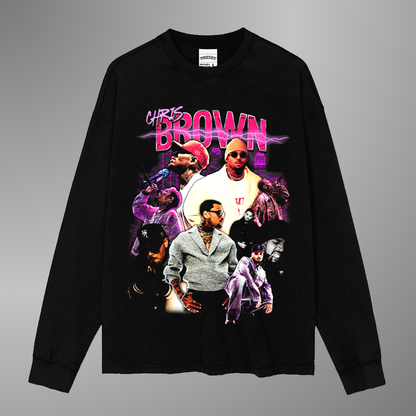 CHRIS BROWN TEE[LS] V4