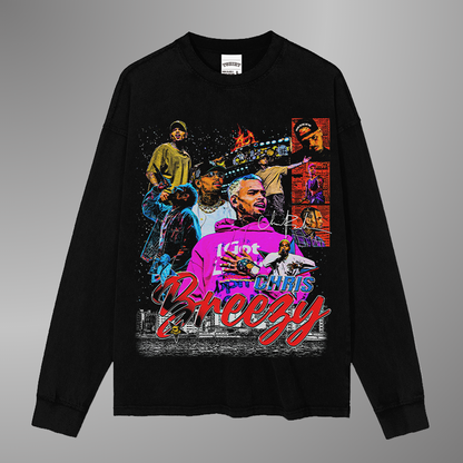 CHRIS BROWN TEE[LS] V5