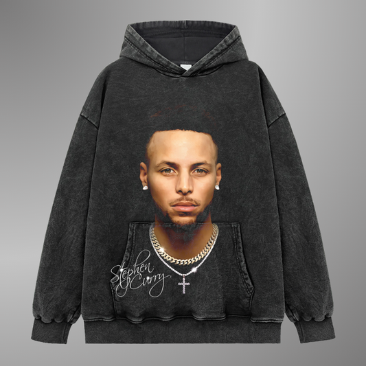 CURRY BIG FACE HOODIE V3