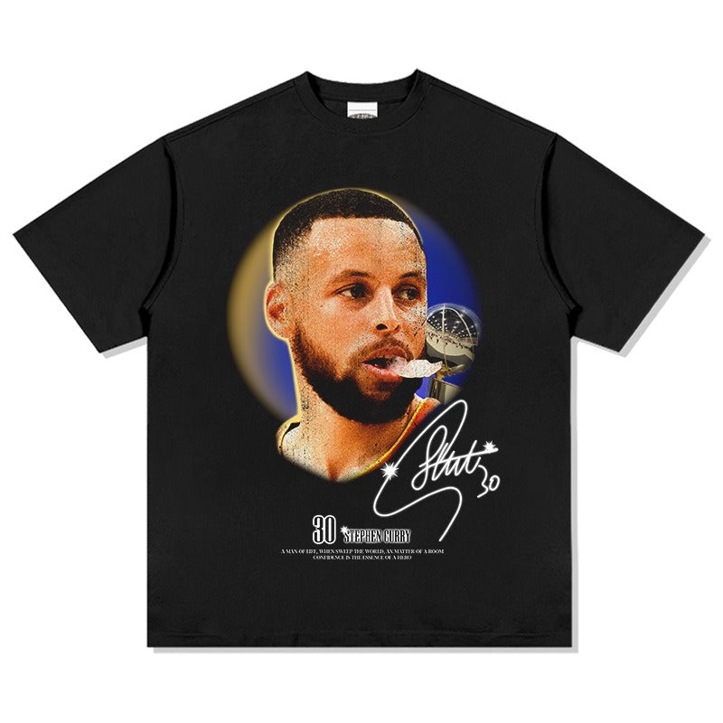 CAMISETA CON CARA GRANDE DE CURRY 