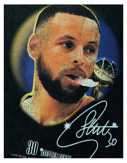 CAMISETA CON CARA GRANDE DE CURRY 