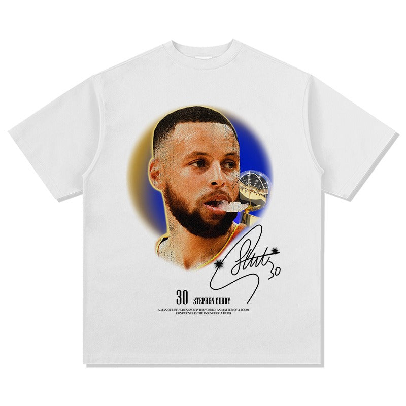 CAMISETA CON CARA GRANDE DE CURRY 