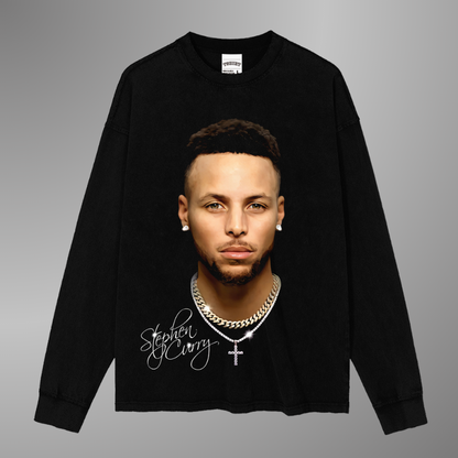 CURRY BIG FACE TEE[LS] V3