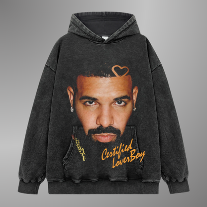 SUDADERA CON CAPUCHA DRAKE BIG FACE V3