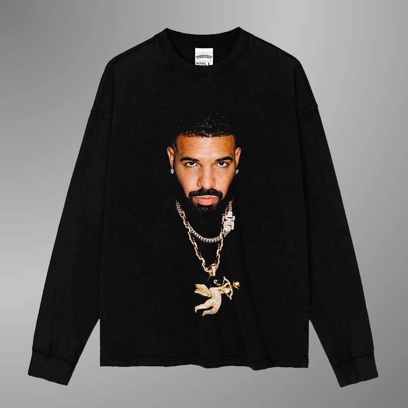 DRAKE BIG FACE TEE[LS]