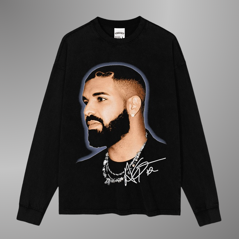 DRAKE BIG FACE TEE[LS] V2