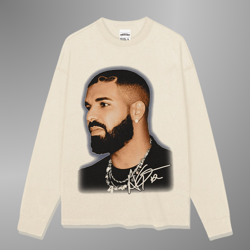 DRAKE BIG FACE TEE[LS] V2