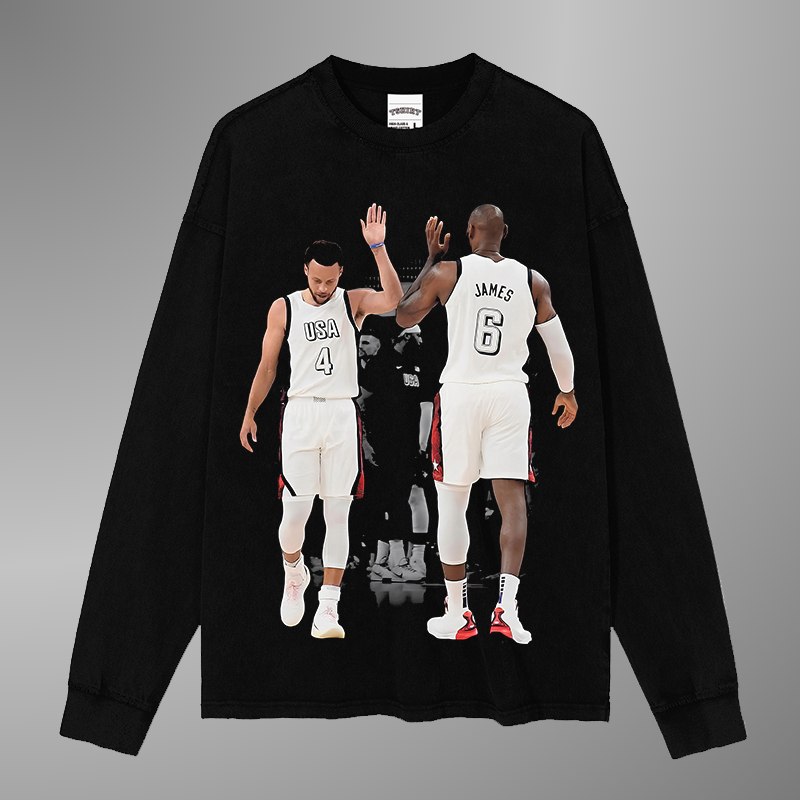 T-SHIRT HIGH FIVE JAMES&amp;CURRY [LS] 