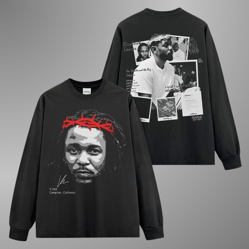 KENDRICK LAMAR BIG FACE TEE[LS]