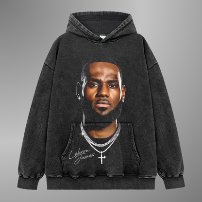 LEBRON JAMES BIG FACE HOODIE V2