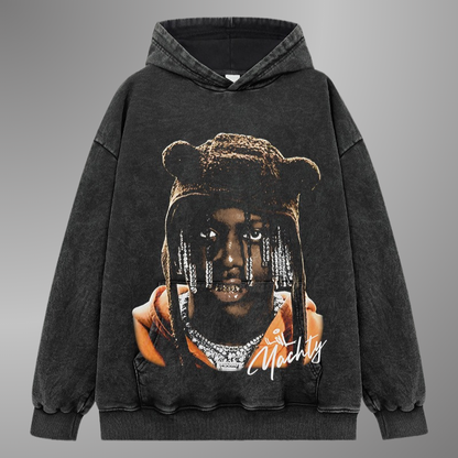 Sweat à capuche LIL YACHTY BIG FACE