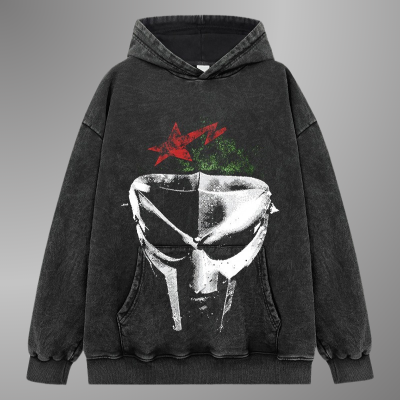 SUDADERA CON CAPUCHA MF DOOM