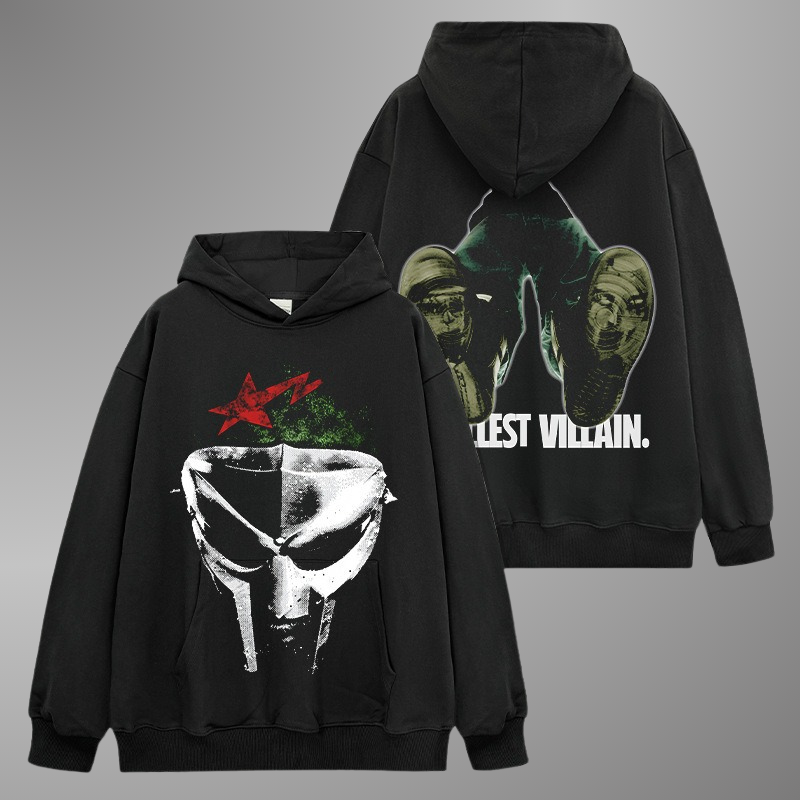 SUDADERA CON CAPUCHA MF DOOM