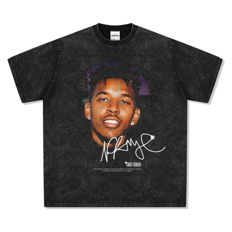 CAMISETA CON CARA GRANDE DE NICK YOUNG 