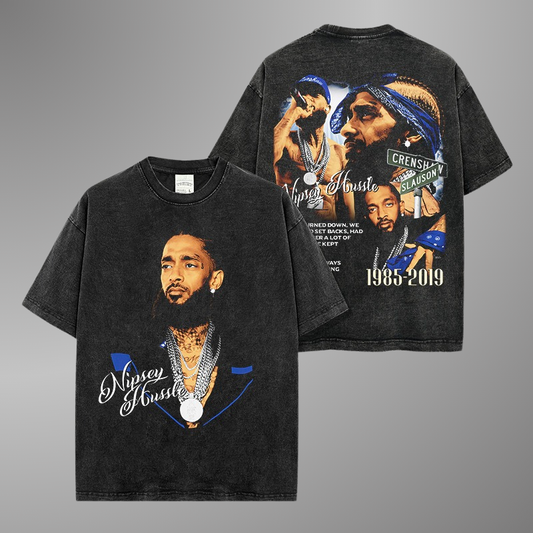 NIPSEY HUSSLE BIG FACE TEE V2