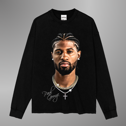 T-SHIRT À GRAND VISAGE PAUL GEORGE [LS] V2 