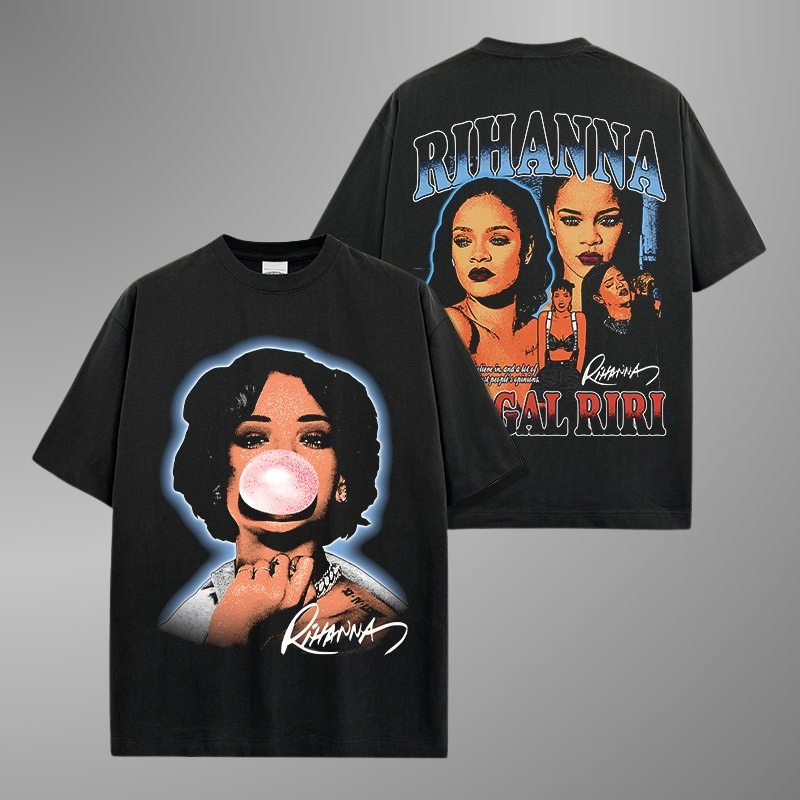 RIHANNA BIG FACE TEE