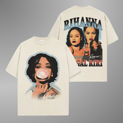 RIHANNA BIG FACE TEE