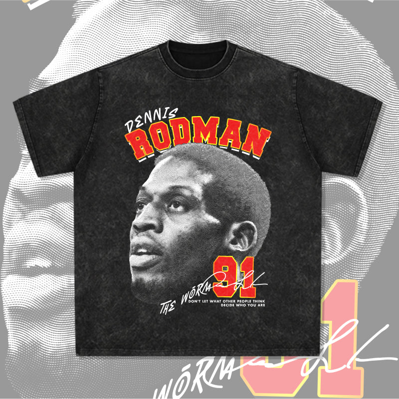 T-SHIRT RODMAN BIG FACE 