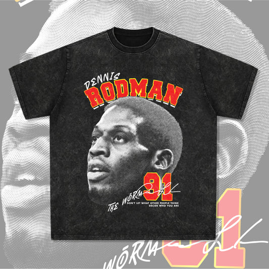 CAMISETA RODMAN CON CARA GRANDE 