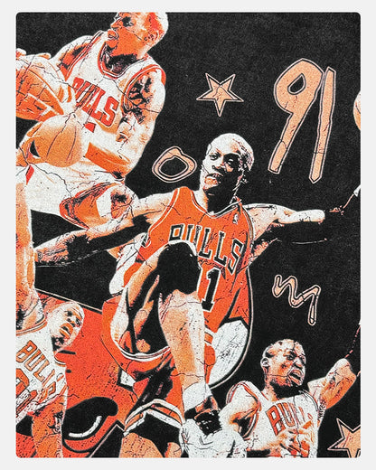 CAMISETA VINTAGE DE RODMAN 