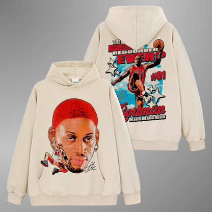 SUDADERA CON CAPUCHA RODMAN N.° 91 