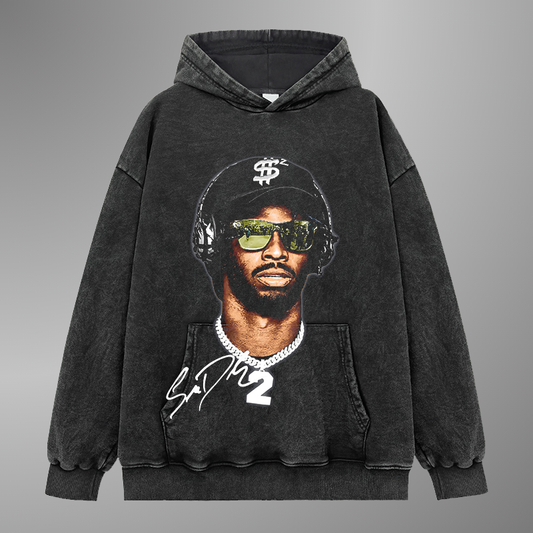 SHEDEUR SANDERS BIG FACE HOODIE