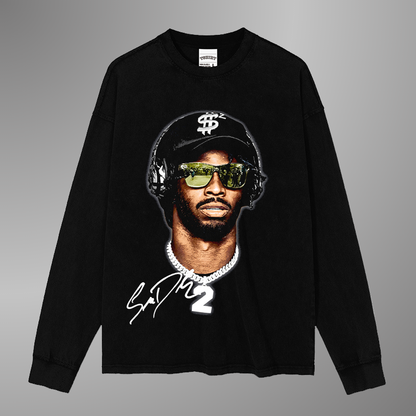 SHEDEUR SANDERS BIG FACE TEE[LS]