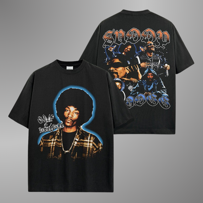 CAMISETA CON CARA GRANDE DE SNOOP DOGG