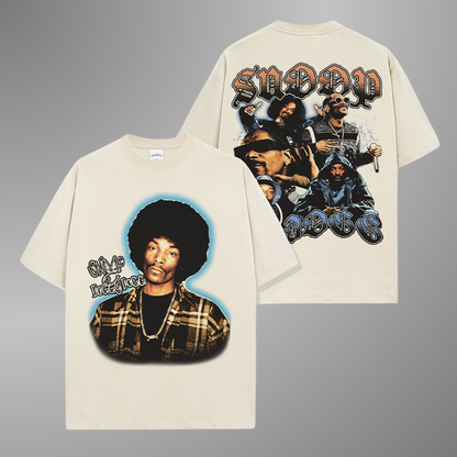 CAMISETA CON CARA GRANDE DE SNOOP DOGG