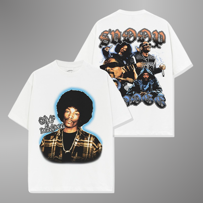 CAMISETA CON CARA GRANDE DE SNOOP DOGG