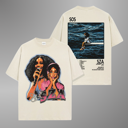 SZA SOS TEE V2