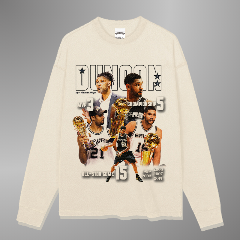 TIM DUNCAN TEE[LS]