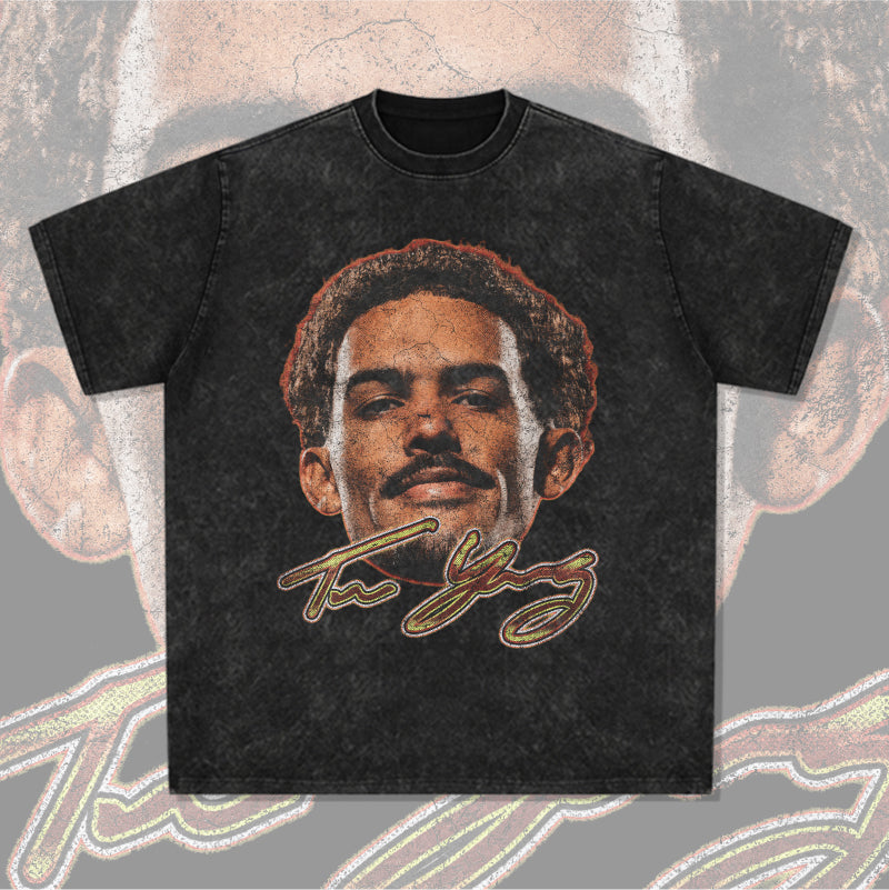 CAMISETA DE CARA GRANDE TRAE YOUNG 