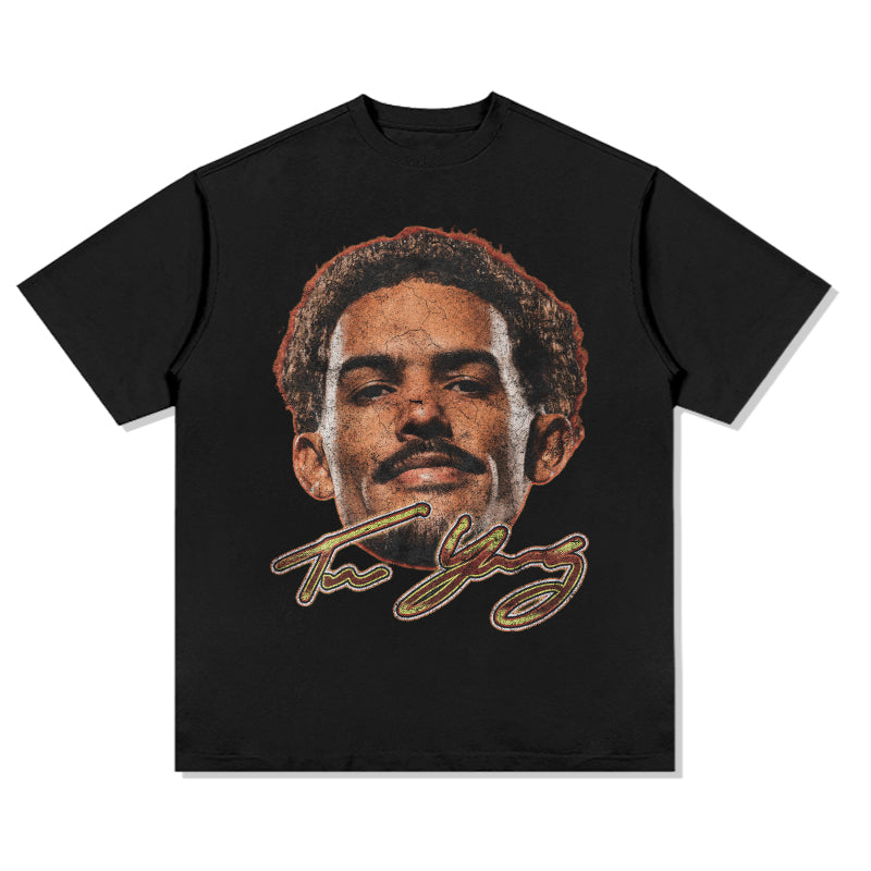 CAMISETA DE CARA GRANDE TRAE YOUNG 