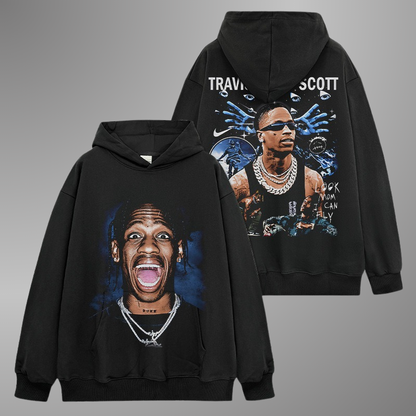 Sweat à capuche Big Face Travis Scott V3