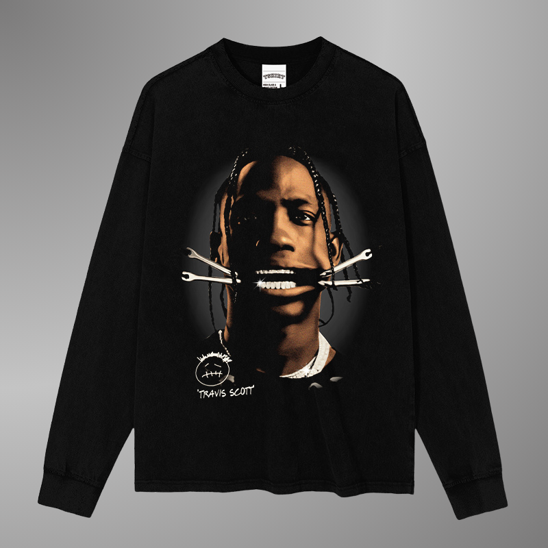 TRAVIS SCOTT BIG FACE TEE[LS] V2