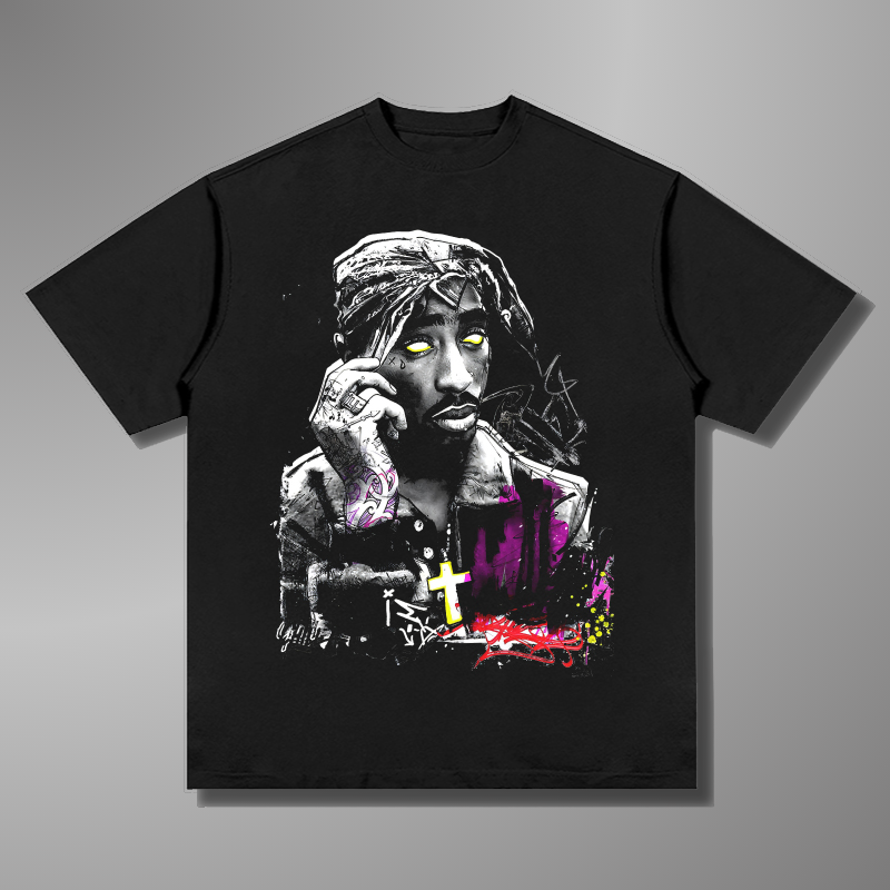 TUPAC GRAFFITI TEE