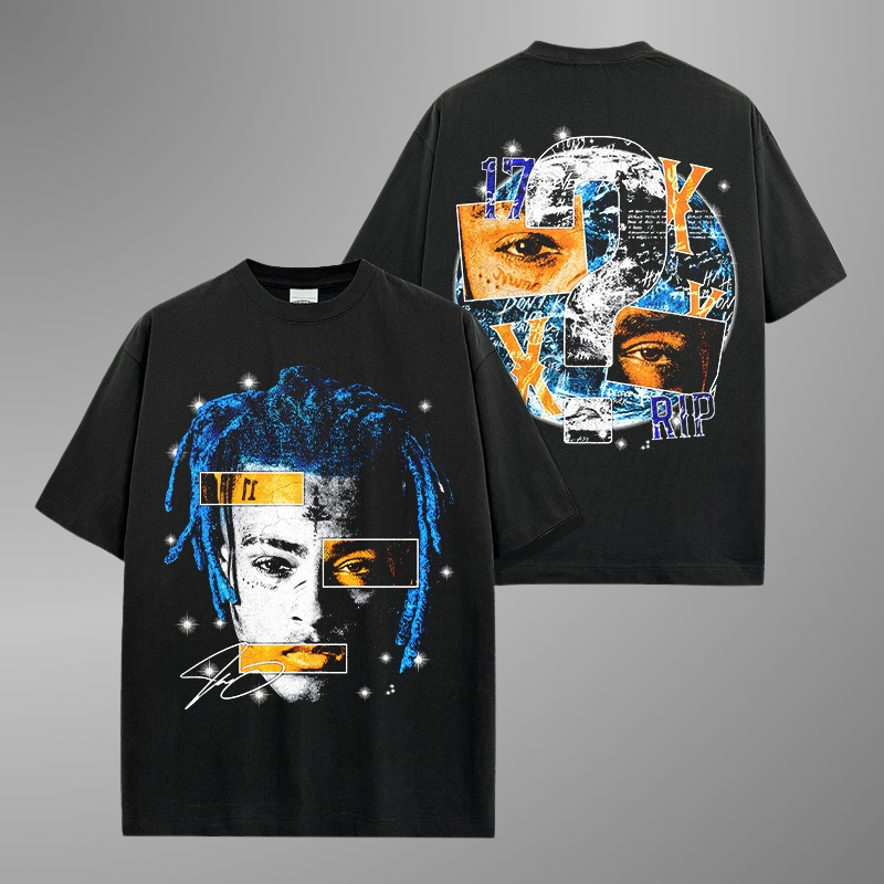 T-SHIRT À GRAND VISAGE XXXTENTACION 